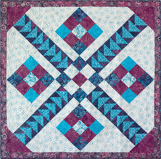 Flying Home Quilt Pattern - PDF Version - Stitch By Stitch Custom Quilting